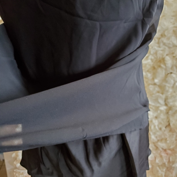 Nwt established 1962 diamond crusted sleeveless black layered top - Picture 3 of 11